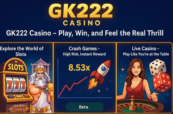 নিয়ন আলোয় আলোকিত পরিবেশে ক্যাসিনো চিপ হাতে এক অভিজাত নারী—যা GK222–এর প্রিমিয়াম অনলাইন ক্যাসিনো পরিবেশকে তুলে ধরে।
