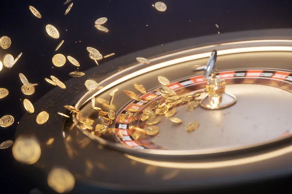 একজন নারী তার ল্যাপটপে অনলাইন গেম খেলছেন, চারপাশে নীলন আলোয় ক্যাসিনো উপাদান — যা GK222–এর বৈচিত্র্যময় গেম সংগ্রহকে প্রদর্শন করে।