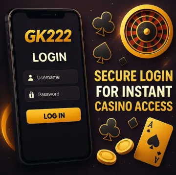 A laptop glowing with a bright login prompt in a minimalistic setup, symbolizing the protected access system at GK222.